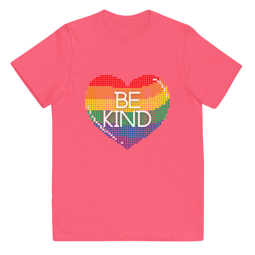 Be Kind (Rainbow Heart) Youth Jersey T-Shirt