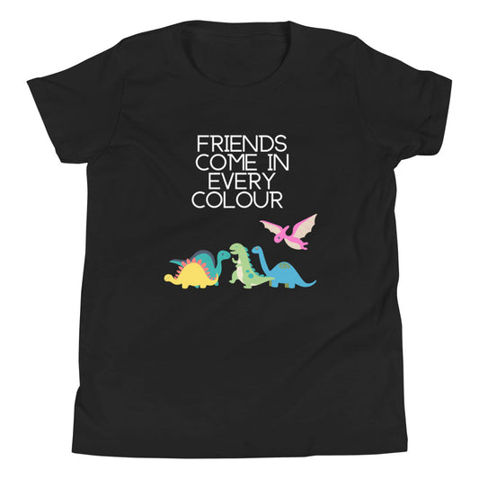 Friends Come in Every Colour Youth Short Sleeve T-Shirt