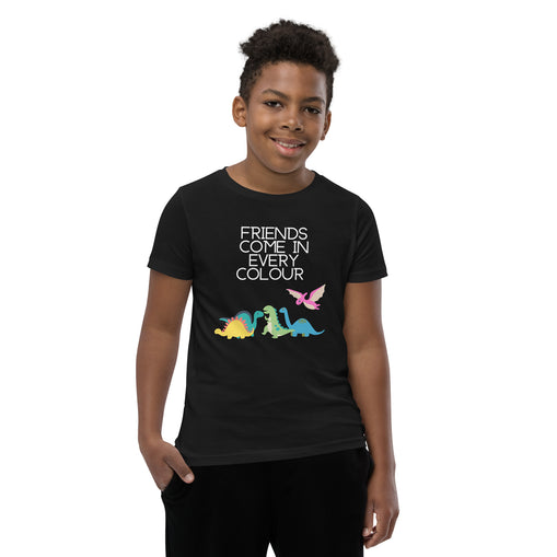 Friends Come in Every Colour Youth Short Sleeve T-Shirt